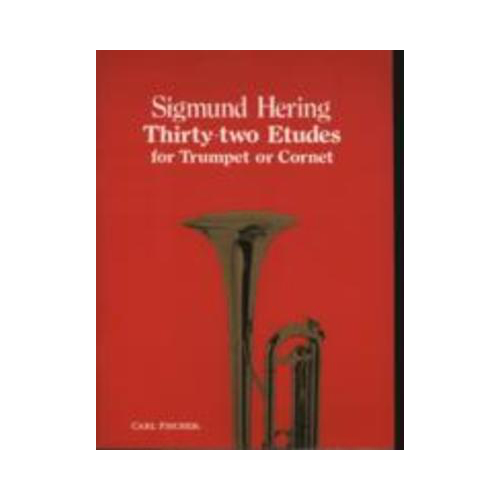 Hering - 32 Etudes for Trumpet or Cornet Fischer O3226