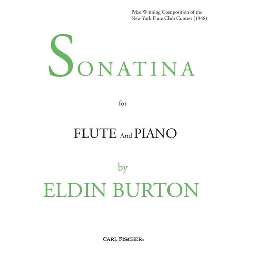 Burton Sonatina for Flute and Piano, 35 Pages, AMEB Lic Level, Carl Fischer