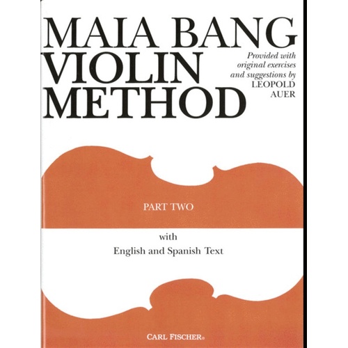 Maia Bang Violin Method Part 2 Book