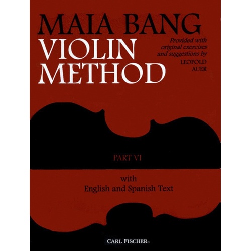 Maia Bang Violin Method Part 6 Book
