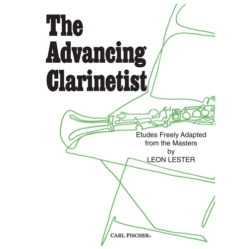 The Advancing Clarinetist - Lester - Carl Fischer O4885 Clarinet Sheet Music