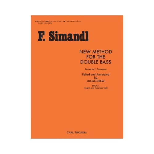 Simandl New Method for Double Bass Book 1 Ed Drew