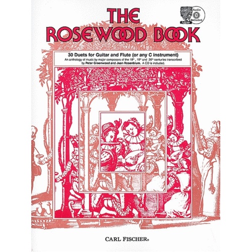 Rosewood Book 30 Duets Flute/Guitar (Or C Inst) Book