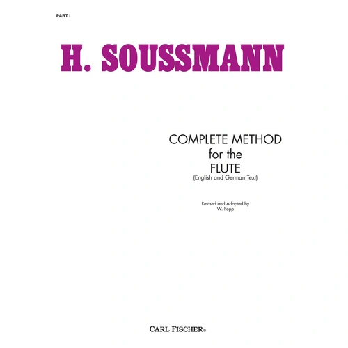 Complete Method for Flute by Soussmann - Carl Fischer
