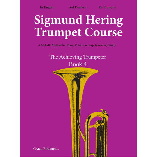 Achieving Trumpeter Book 4 - Trumpet Method by Sigmund Hering O5139