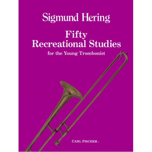 Fifty Recreational Studies For Trombone Book