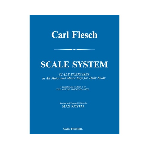 Flesch Scale System for Violin - Revised Edition by Max Rostal, 152 Pages