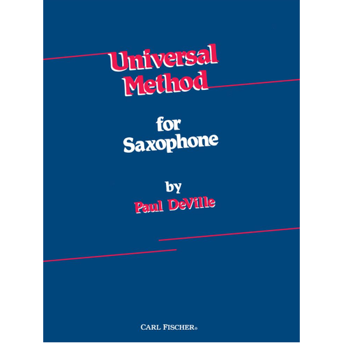 Universal Method for Saxophone by Deville - Fischer