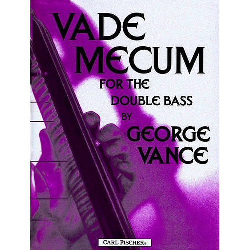 Vance Vademecum for Double Bass Player Fischer 5425