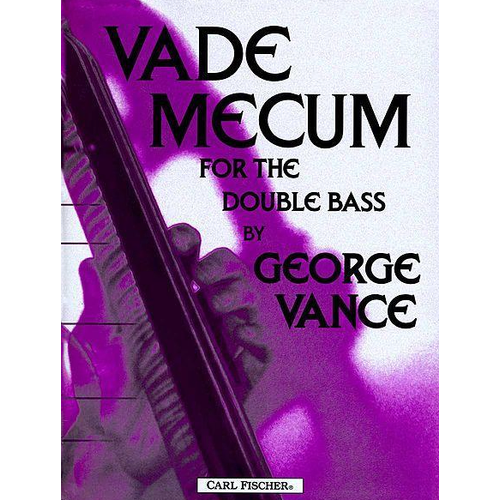 Vance - Vademecum for Double Bass Players Fischer 5425