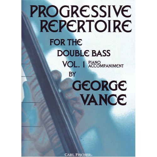 Progressive Repertoire for Double Bass Vol. 1 Piano Accompaniment