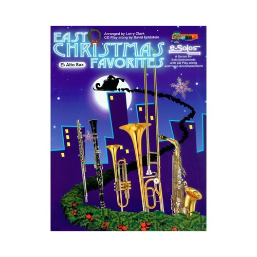 Easy Christmas Favorites Alto Saxophone Book with CD