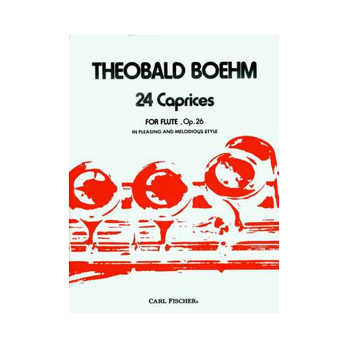 24 Caprices for Flute Op 26 - Boehm Studies for Technical Exercise, Grade 6-8