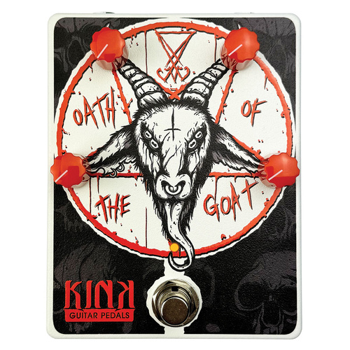 Kink Oath of the Goat Distortion Pedal - Based on Boss HM-2, 1590BB2 Enclosure, 9V Power Supply