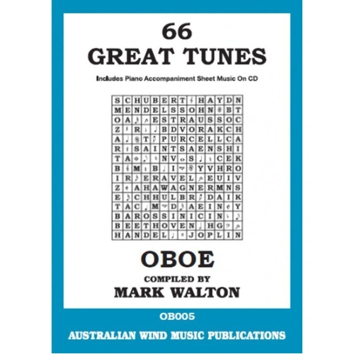 66 Great Tunes for Oboe Book with CD