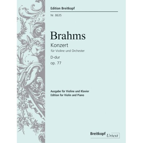 Violin Concerto Op 77 D Double Bass Part Book