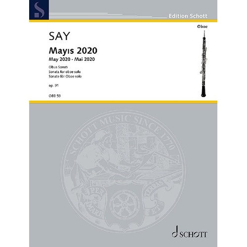 Fazil Say - May 2020 Sonata for Oboe Solo Op. 91