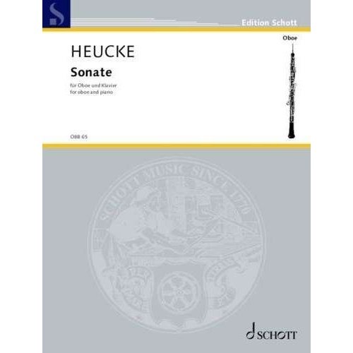 Heucke - Sonata Op. 114 No. 2 for Oboe and Piano, 48 Pages, Published by Schott Music