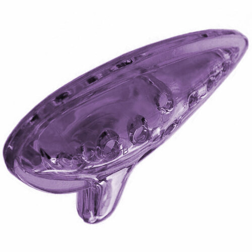 Maxtone Plastic Ocarina in Transparent Purple (Pk-1)