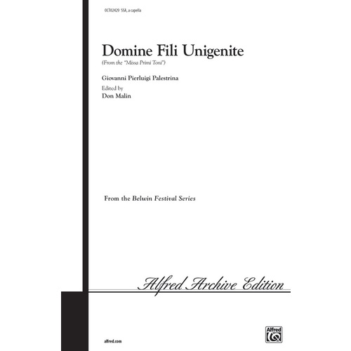 Fili Unigenite From Missa Prima Toni SSA