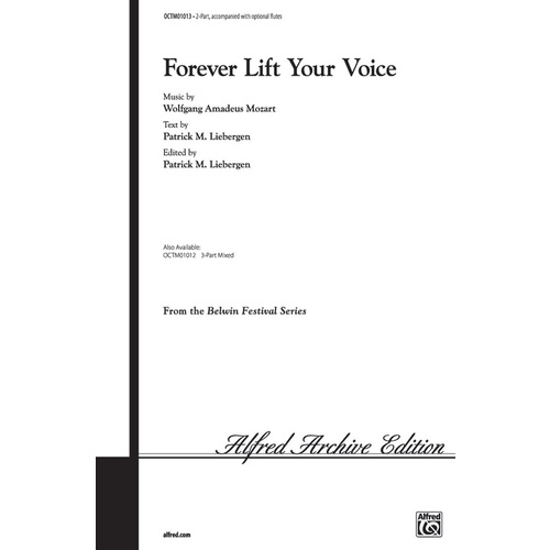Forever Lift Your Voice 2 Part Arr Liebergen