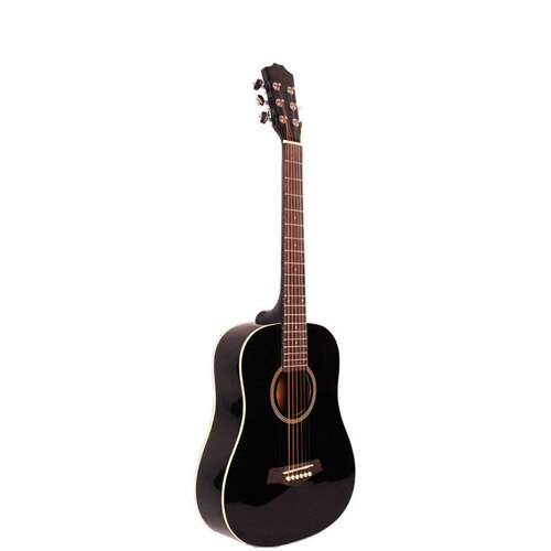 Odessa Travel Acoustic Guitar in Black Gloss Finish