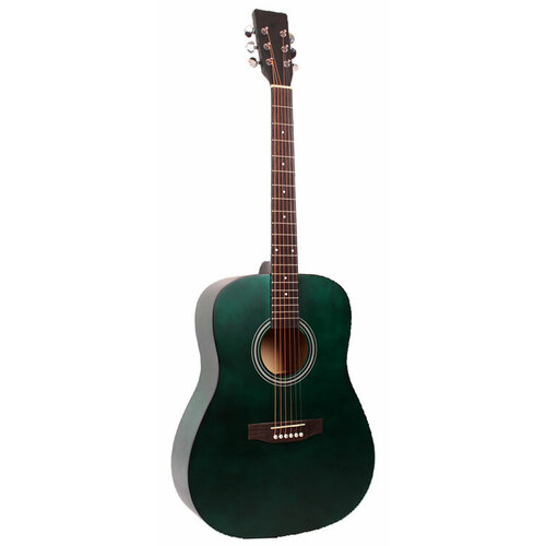 Odessa Acoustic Guitar in Green Semi-Matte Finish