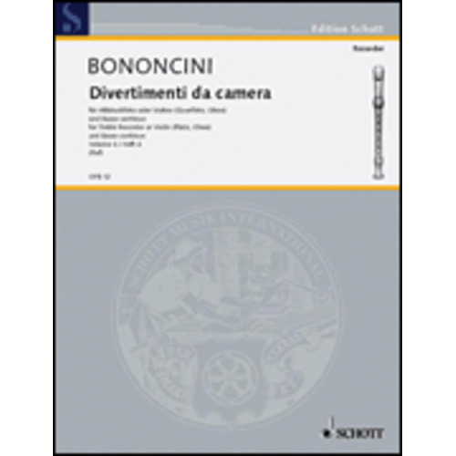Divertimenti Da Camera Book 4 Tre Piano Book