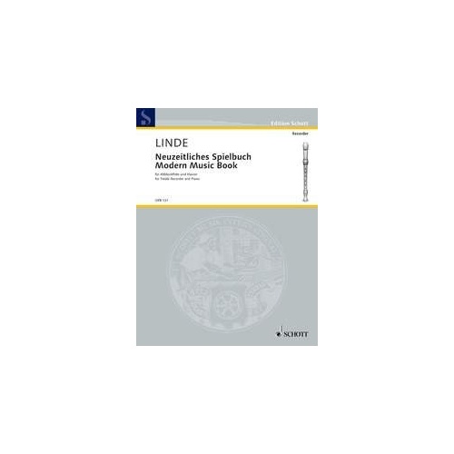 Linde Modern Music Book for Treble Recorder and Piano - ABRSM Syllabus (Grade 2,3,8) - 52 Pages - Schott Music