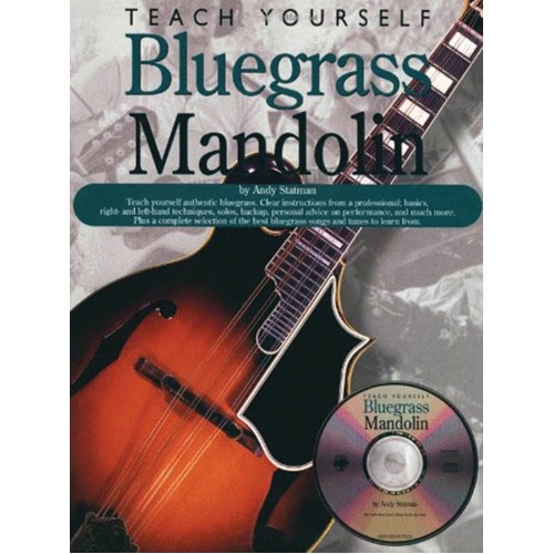 Teach Yourself Bluegrass Mandolin Book/CD Book