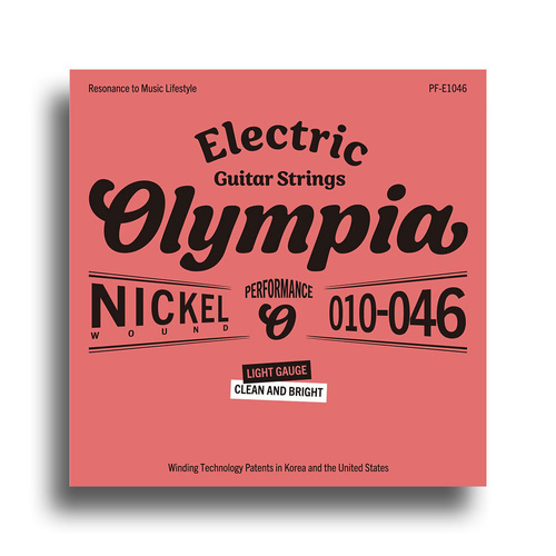 Olympia Performance Series Light Electric Guitar String Set 10-46