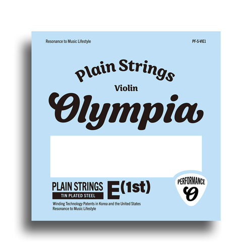 Olympia Performance Series E-1ST Plain Steel Violin String for 4/4 Violins