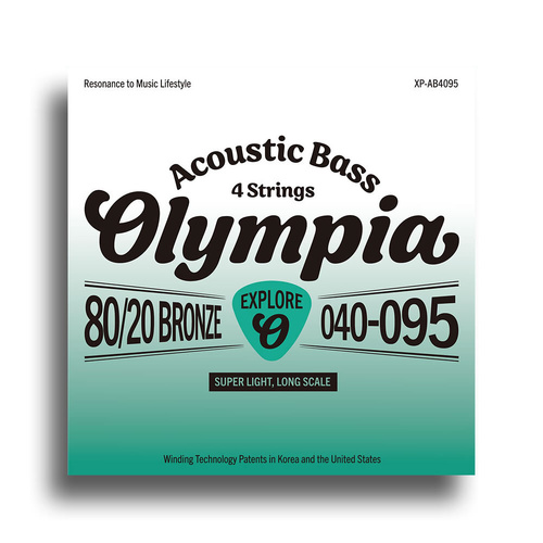 Olympia Explore Series Super-Light Acoustic Bass String Set 40-95