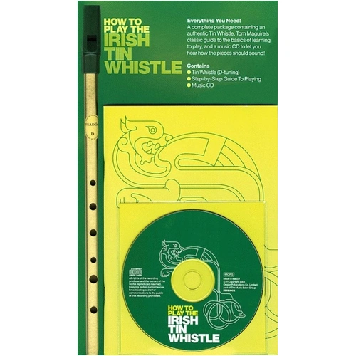 How to Play Irish Tin Whistle Book/CD/Whistle Pack