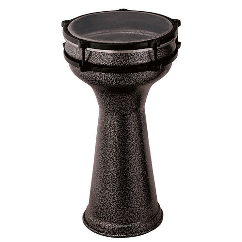 Opus Percussion 8" Black Aluminium Darbuka - 15.5" Height