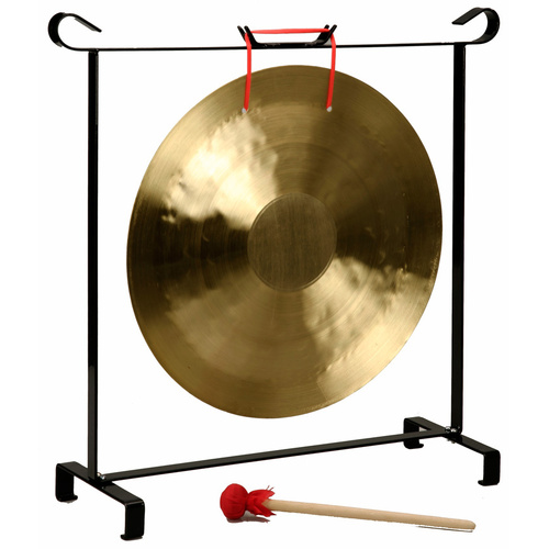 Opus Percussion 14" Gong with Metal Stand and Beater