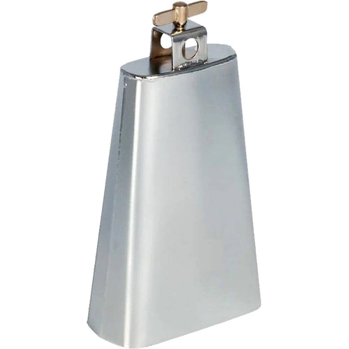 Opus Percussion 8.5" Cowbell with Mount Brushed Nickel Finish