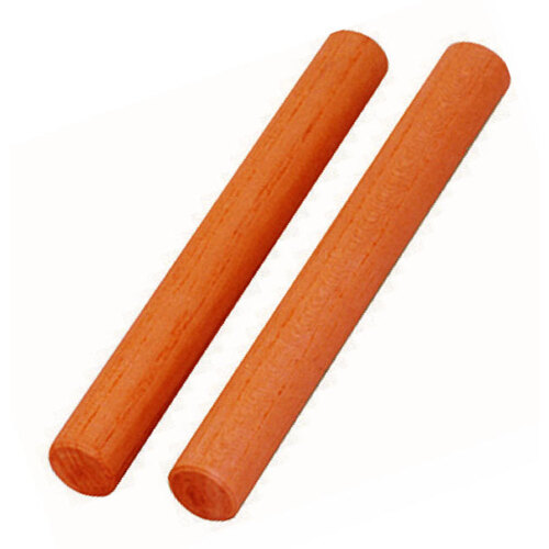 Opus Percussion Malas Wood Claves - 20cm Length x 2.5cm Diameter (1 Pair)