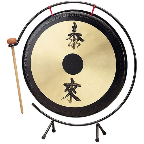 Opus Percussion 14" Gong with Stand and Mallet