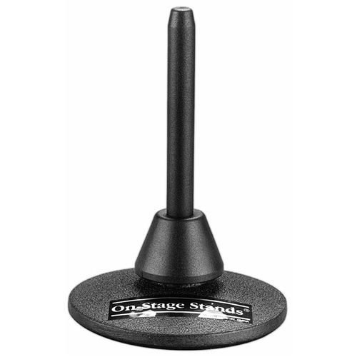 On Stage Clarinet & Flute Stand with Wooden Peg and 6" Cast Metal Base