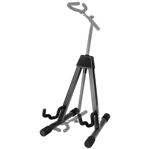 On Stage Flip It A-Frame Guitar Stand OSGS7465B, Adjustable Height 18.5"-26.5", Black Powder Coat Finish, Holds Acoustic & Electric Guitars