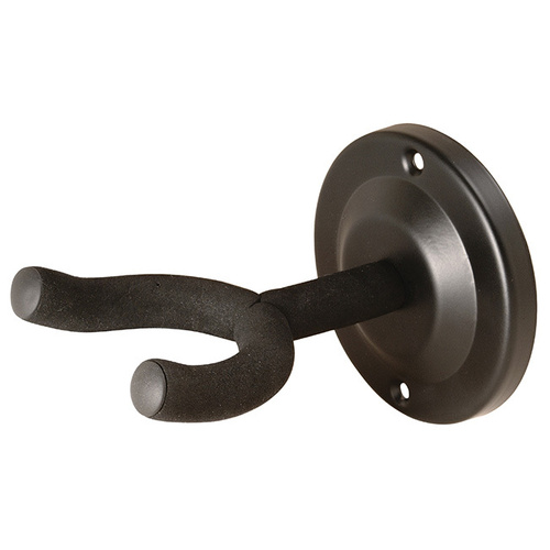 On Stage Round Metal Guitar Hanger with Steel Base and Rubber Yoke