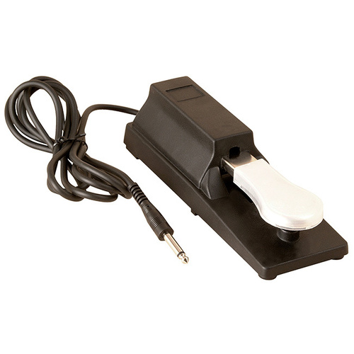 On Stage Piano Style Sustain Pedal with 6' Cord and Polarity Switch