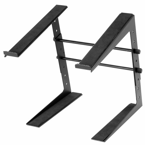 On Stage Multi Purpose Desktop Stand - Adjustable Height, 8 lbs Capacity, Black Finish, 9.25" x 10.8" Platform