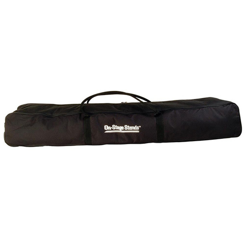 On Stage Heavy-Duty Nylon Lighting Stand Bag with 2-Pull Zipper, Black, 13" x 62" x 9"