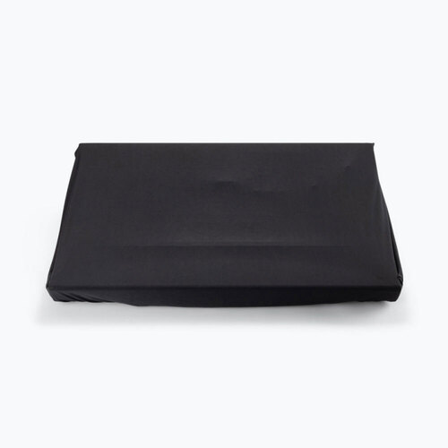On Stage MDA7032 Mixer Dust Cover for 32-48 Channel Mixers, Black Spandex, Weather-Resistant, Folds into Built-In Pouch