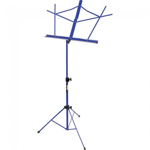 On Stage SM7122DBB Dark Blue Music Stand with Bag