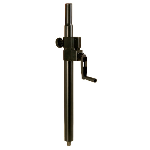 On Stage Crank-Up Subwoofer Attachment Shaft, M20 Thread, 30"-42" Height Adjustment, 75 lbs Capacity