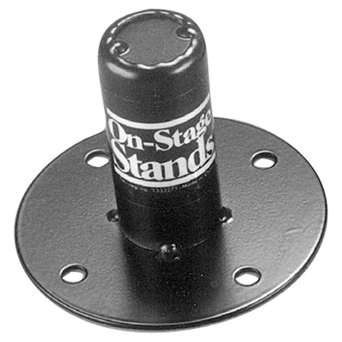 On Stage Speaker Cabinet Insert for 1-3/8" Stand - All-Steel Construction with Mounting Hardware