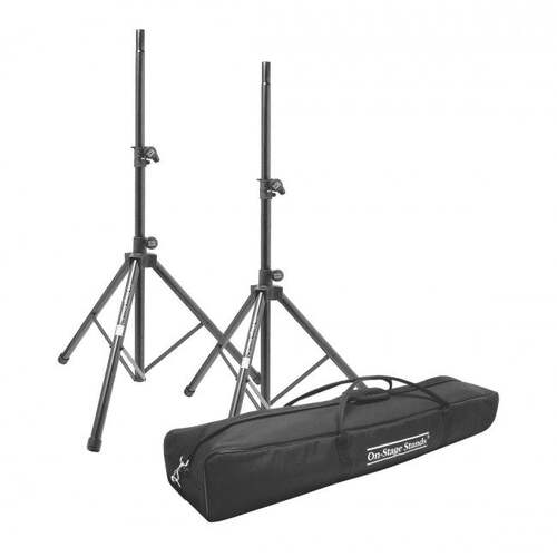 2 x On Stage SSP7950 Speaker Stand Pack and Bag